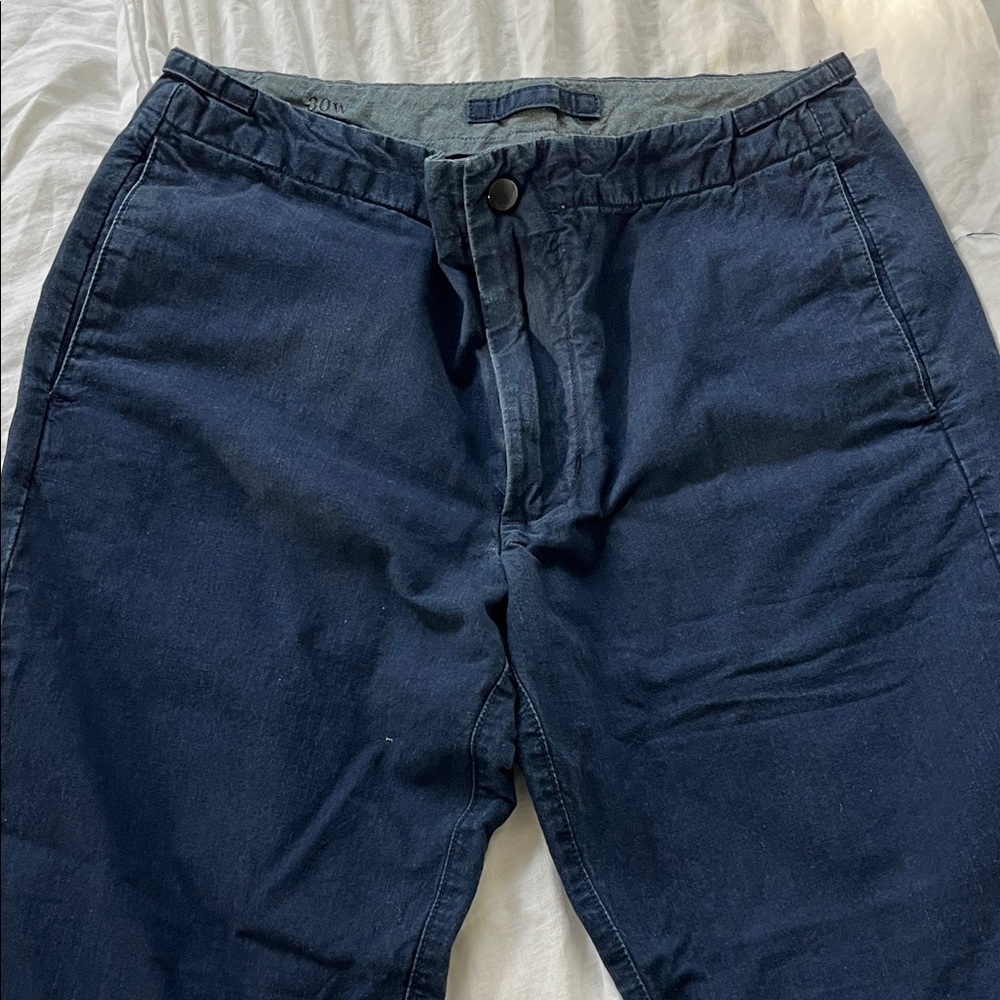 Wallace & Barnes Men's Navy Blue Pants